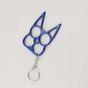 Blue Cat Self Defense Keychain